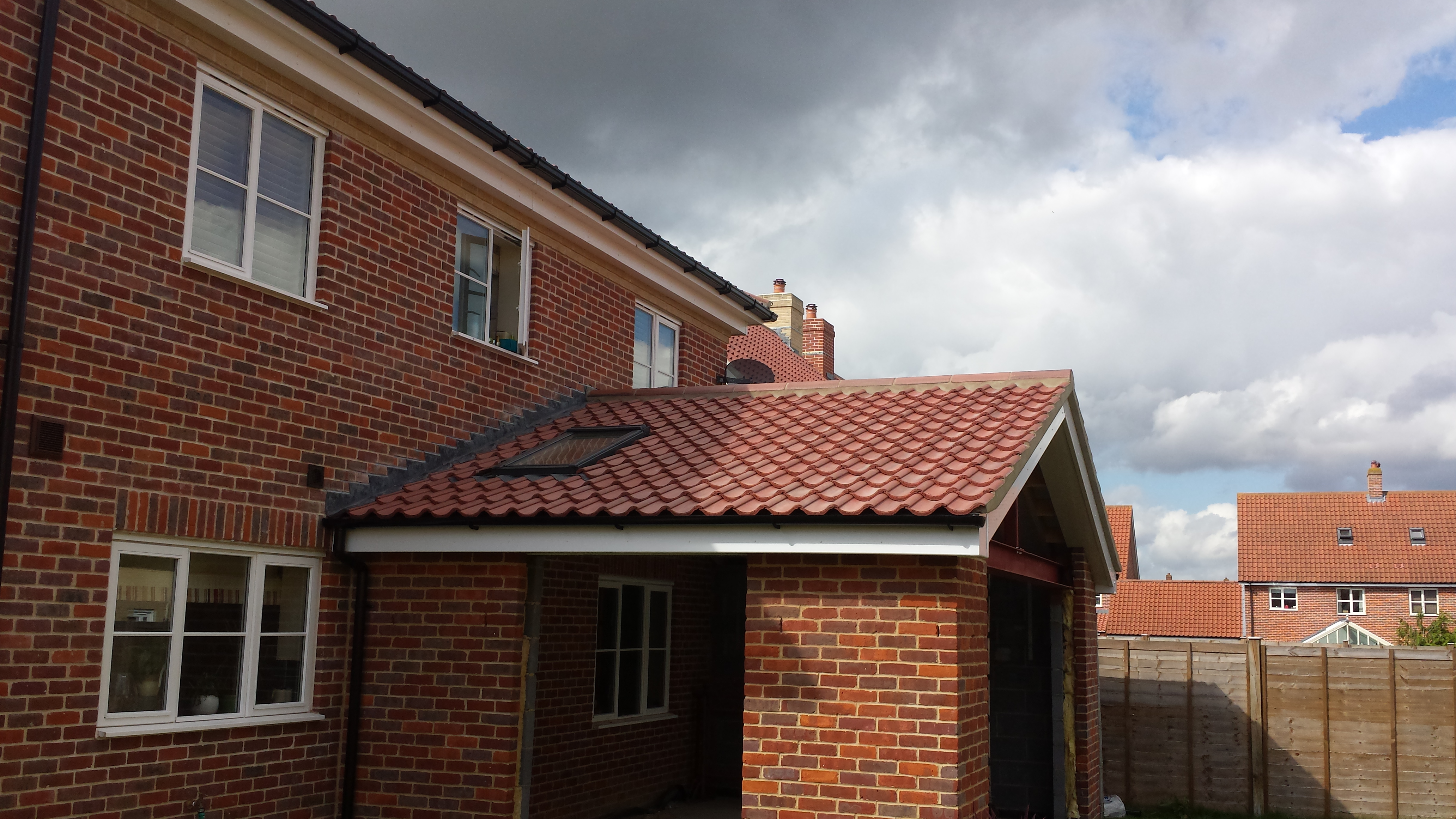 New Build Extension Roof